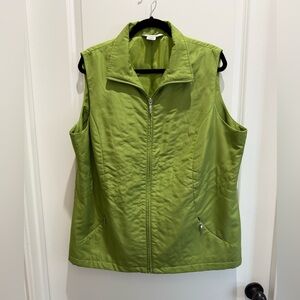 Allison Daley Vibrant Green Outerwear Vest